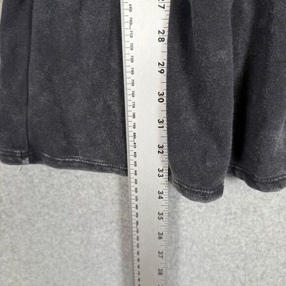 Wild Fable Women's Size Large Charcoal Grey Long Sleeve Tiered Mini Dress - Picture 5 of 8